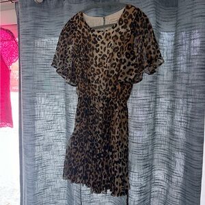 By Together Leopard Print Mini Dress